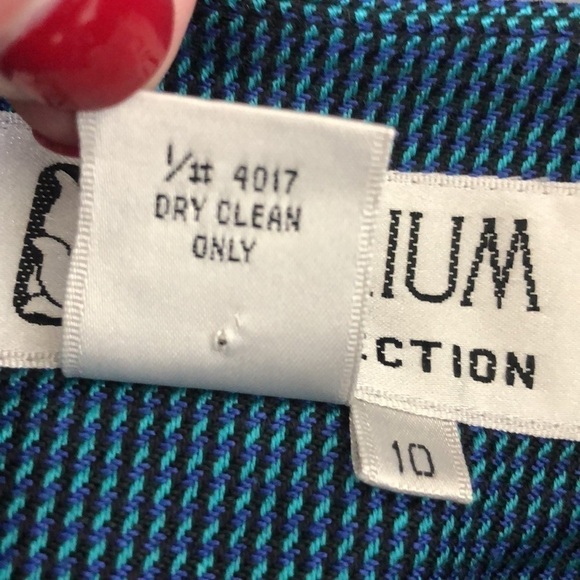 Vintage - ATRIUM COLLECTION - Button Front Blazer Shoulder Pads Pockets Size 10 - Picture 8 of 8